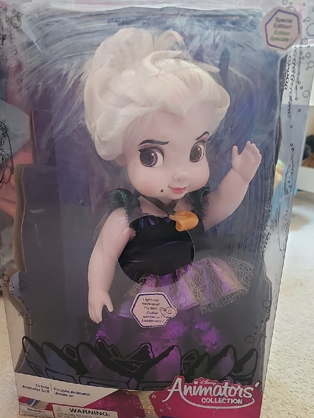 Disney Animators Collection Doll - Purple Dress, White Hair